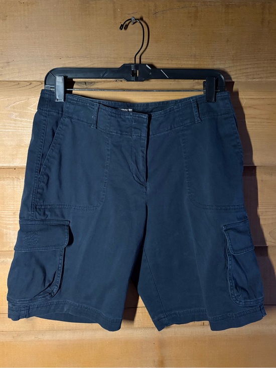 J. Jill Pants - J. Jill Black Cargo Shorts- Size 8- Cotton Shorts